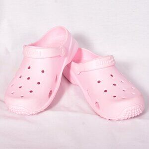 Simply Southern Casual Clog Slip On Light Pink Women size 10 Men’s 8